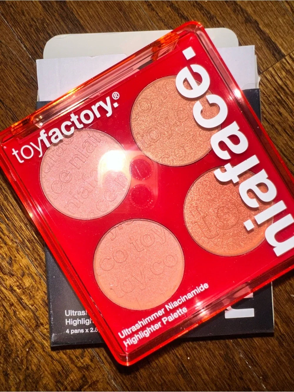 Toyfactory Niaface Ultrashimmer Highlighter Palette - Neutral Tones NEW
